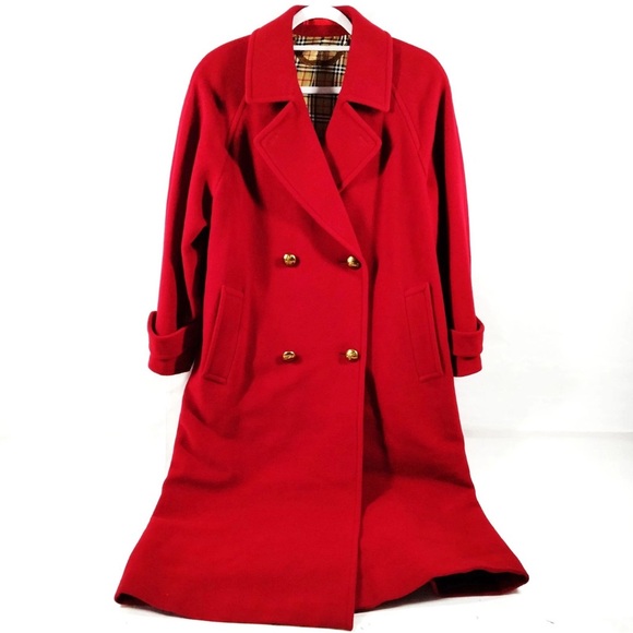 Burberrys Jackets & Blazers - Burberrys Vintage Wool Double Breasted Coat